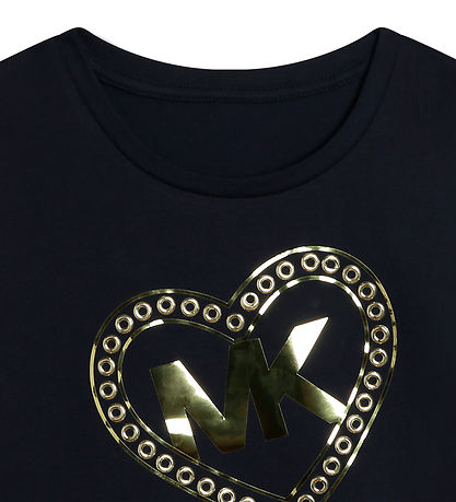 Michael Kors T-shirt - Navy w. Gold