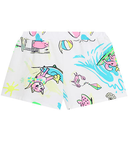 Billieblush Shorts - White w. Surf print
