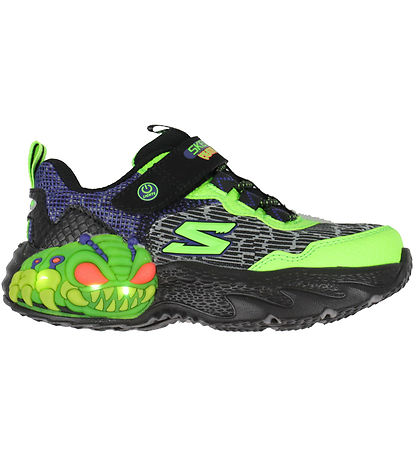 Skechers Shoe w. Lights Creature Lights Black Lime KW IE