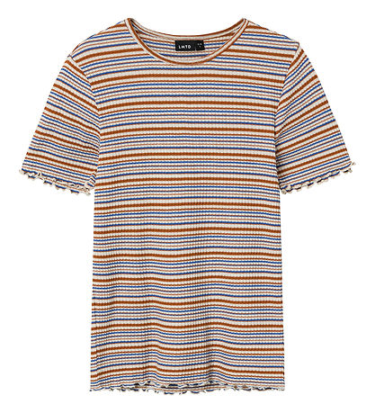 LMTD T-shirt - Rib - NlfFilje Short Top - Ebb Duck Flow/Multi St