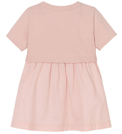 Calvin Klein Kleid m. Shorts - Monogramm-Logo - Sepia Rose
