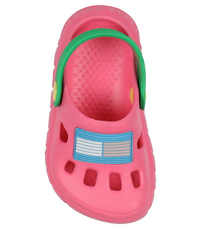 Tommy Hilfiger Sandals - Comfy - Fuxia/Green