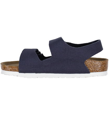 Birkenstock Sandals - Milan HL Rivet Logo - Vegan Canvas Midni