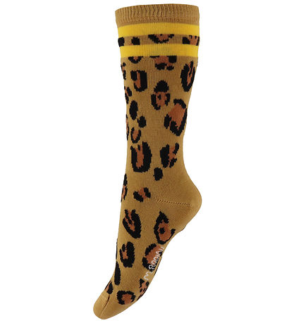 Mini Rodini Socken - 2er-Pack - Basic Leopard - Multi