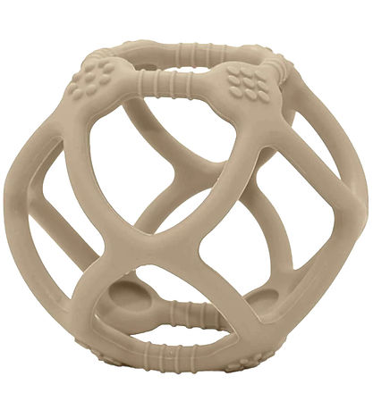 Petit Monkey Teether Ball - Silicone - Taupe
