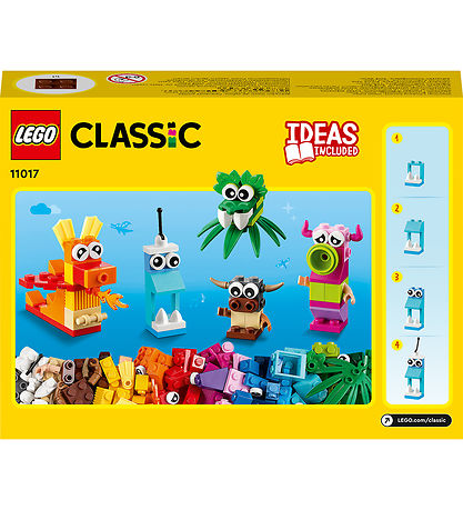 LEGO Classic+ - Creative Monsters 11017 - 140 Parts