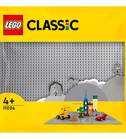 LEGO Classic+ - Gray Baseplate - 11024