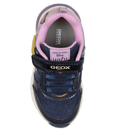 Geox Shoe w. Light - Spaceclub - Wish - Navy/Lavender