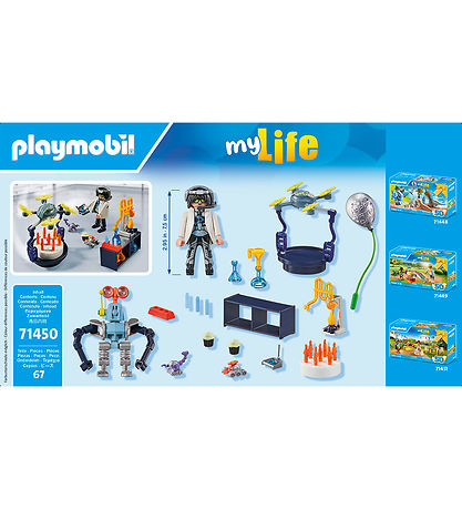 Playmobil My Life - Scientists with Robots - 71450 - 67 Parts