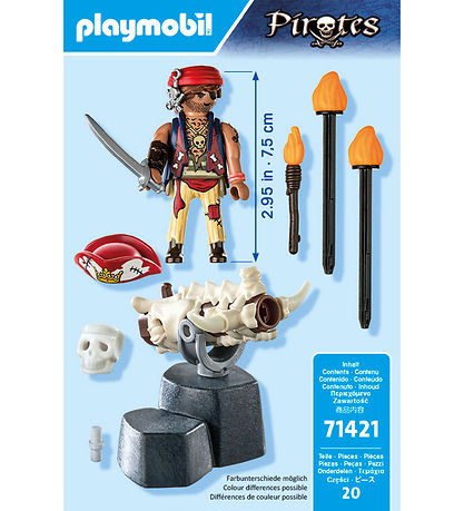 Playmobil Pirates - Byssumenn - 71421 - 20 Partar
