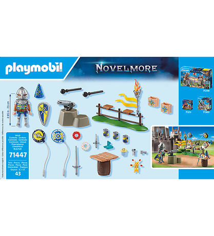Playmobil Novelmore - Riddarafmæli - 71447 - 43 Partar