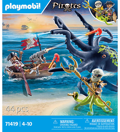 Playmobil Pirates - Kampen mot jättebläckfisken - 71419 - 44 Del