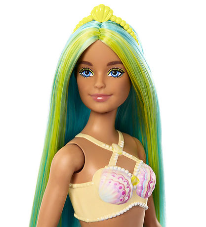 Barbie Docka - 30 cm - Core - Sjöjungfru - Blå/Grön