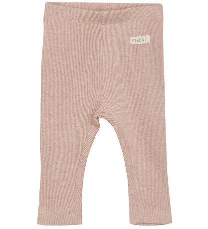Fixoni Leggings - Rib - Silfur Peony