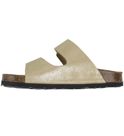 En Fant Sandalar - Nubuck - Champagne Drapplitað