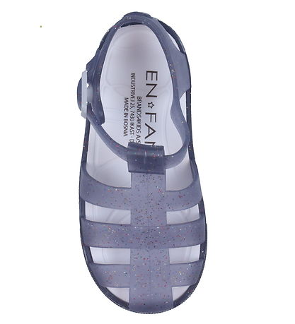 En Fant Flip Flops - Glitter - India Ink