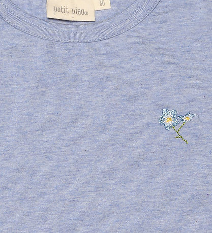 Petit Piao Stuttermabolur - Light Blue