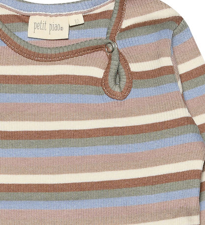 Petit Piao Bodysuit l/s - Rib - Modal - Simply Taupe