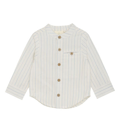 En Fant Shirt - Striped - Egg nog