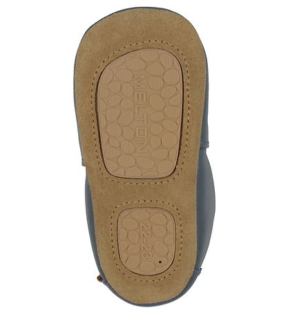 Melton Leder-Krabbelschuhe - Zart - Meerblick
