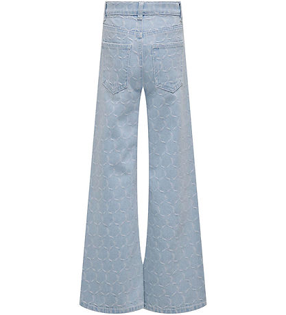 Kids Only Jeans - KogHope - Light Blue Gallaefni