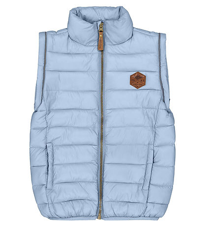 Mikk-Line Vadderad jacka/Väst - 2-I-1 - Blekt Denim