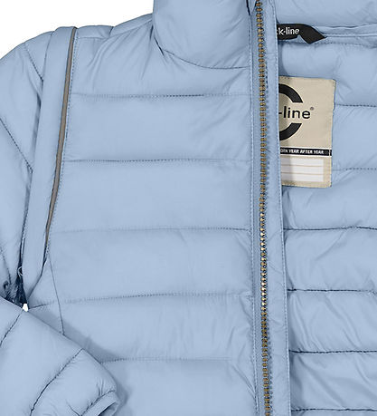Mikk-Line Vadderad jacka/Väst - 2-I-1 - Blekt Denim