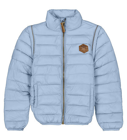 Mikk-Line Vadderad jacka/Väst - 2-I-1 - Blekt Denim