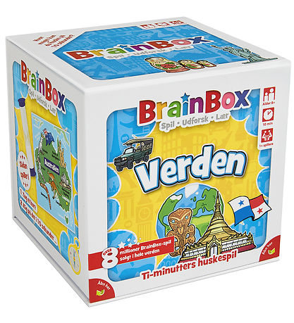 Brainbox Memory Game - World