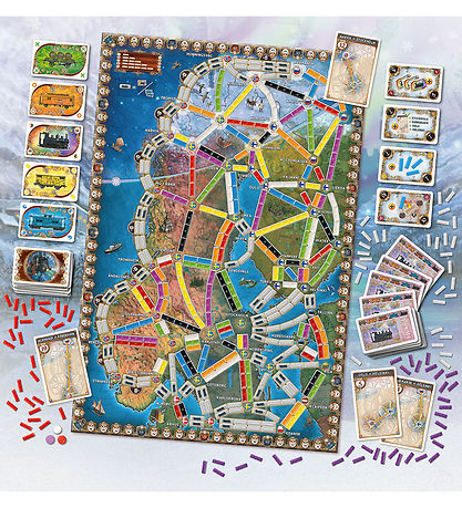Ticket to Ride Board Game - Northern Lights - Nordic