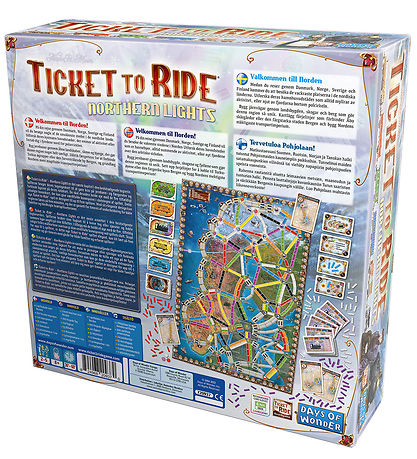 Ticket to Ride Board Game - Northern Lights - Nordic