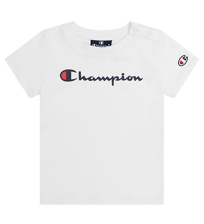 Champion Stuttermabolur - 3 Pakki - White A
