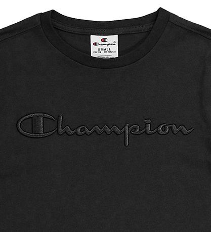 Champion T-shirt - Crew neck - Black Beauty
