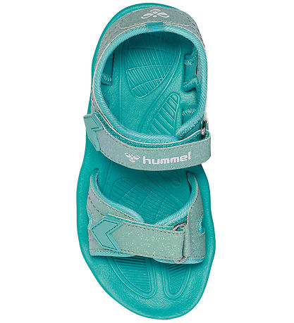 Hummel Sandalar - Glitter Jr - Blue Surf