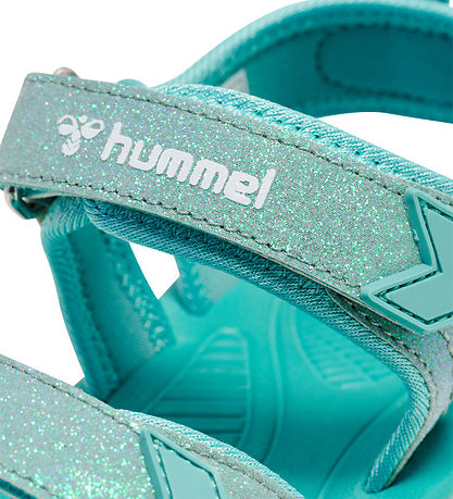 Hummel Sandals - Glitter Jr - Blue Surf