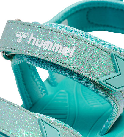 Hummel Sandalar - Glitter Jr - Blue Surf