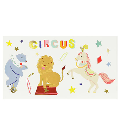 Meri Meri Húðflúr - Sirkus