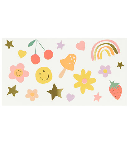Meri Meri Tatoveringer - Happy Ansikter