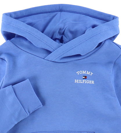 Tommy Hilfiger Hoodie - TH Logo - Blue Stava