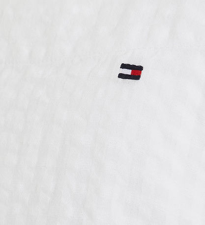 Tommy Hilfiger Topp - Seersucker Gingham - Vit