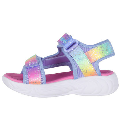 Skechers Sandals w. Lights - S Lights Unicorn Dreams - Blue/Mult