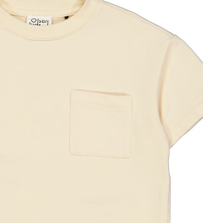 Olsen Kids x Stad Green T-shirt - Svett - Ecru