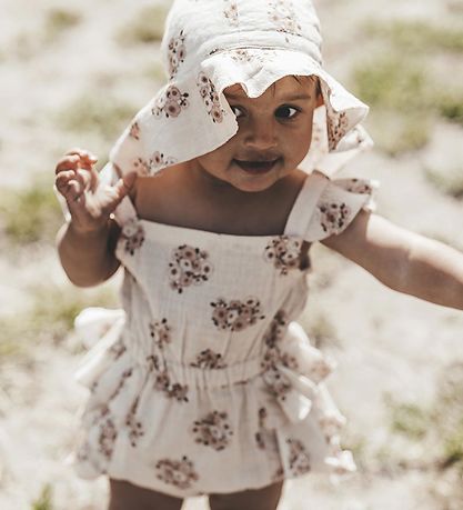 That's Mine Summer Romper - Bebe - Spring Poppies