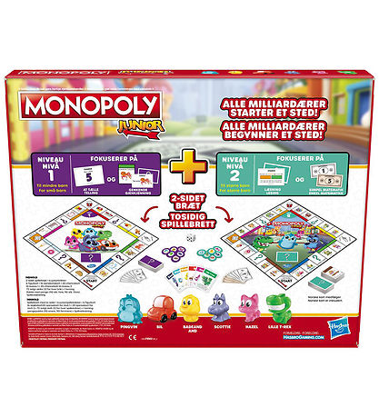Hasbro Bordspel - Monopoly Junior - 2-in-1