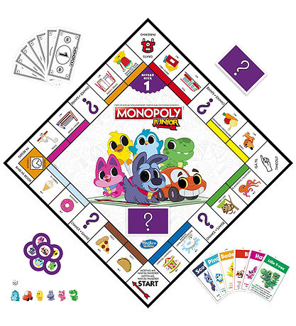 Hasbro Bordspel - Monopoly Junior - 2-in-1