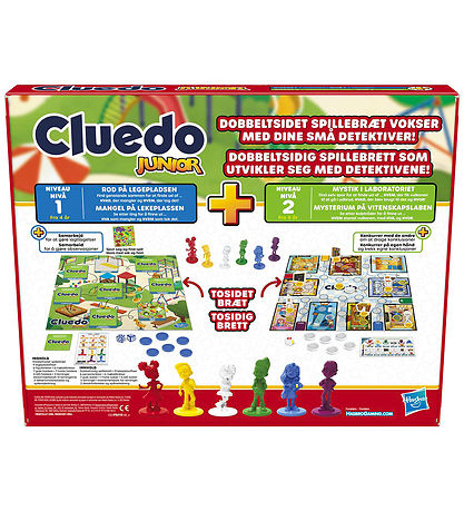 Hasbro Board Game - Cluedo Junior - 2-I-1