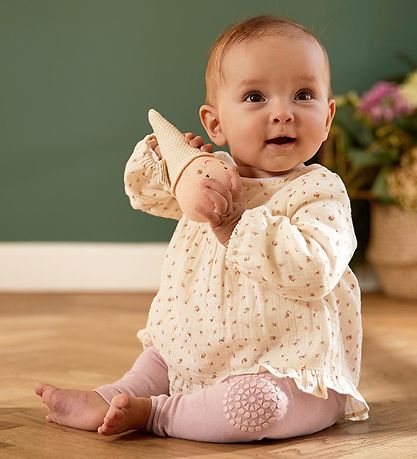 GoBabyGo Skriðleggings - Soft Bleikt