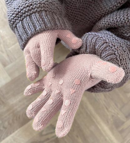 GoBabyGo Hanskar - Prjónað - Soft Bleikt M. Dásamlegur