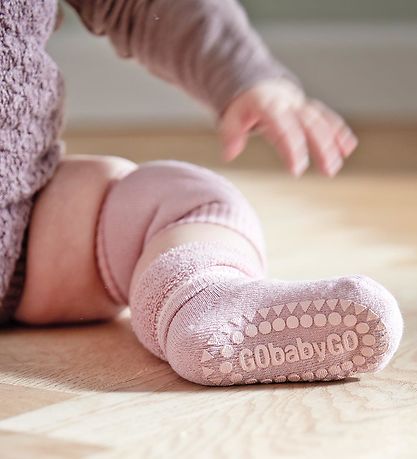 GoBabyGo Socks - Non-Slip - Soft Pink