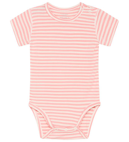 Hust and Claire Bodysuit s/s - Bow - Bamboo - Shrimp